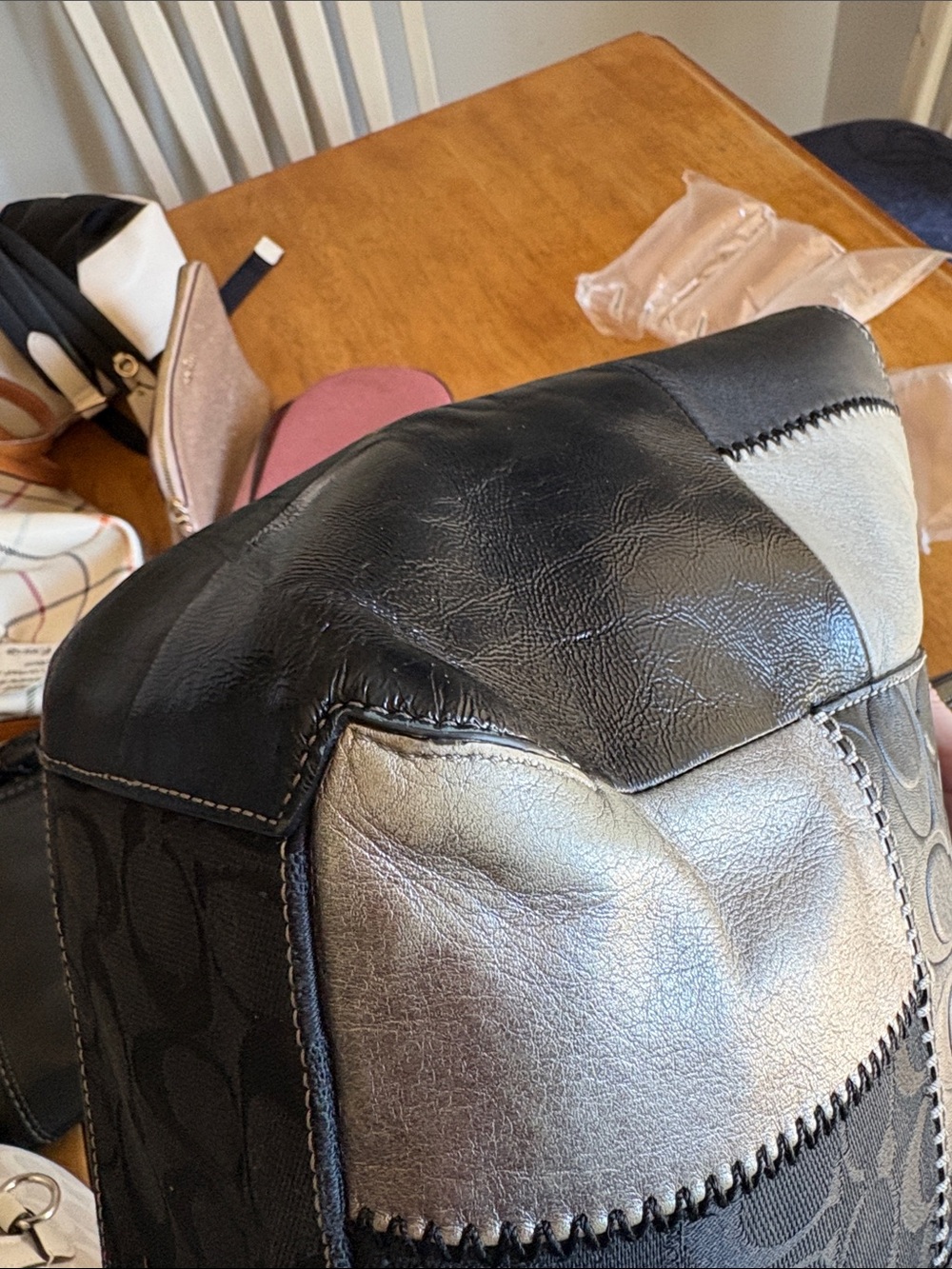 Coach 2009 Bleecker Patchwork Leather Tote - Picture 4 of 14